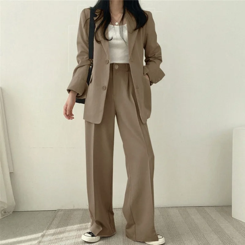 Veste de petit costume à manches longues pour femmes, vêtements décontractés, mode ample, version coréenne 600, printemps, automne, nouveau, 2024