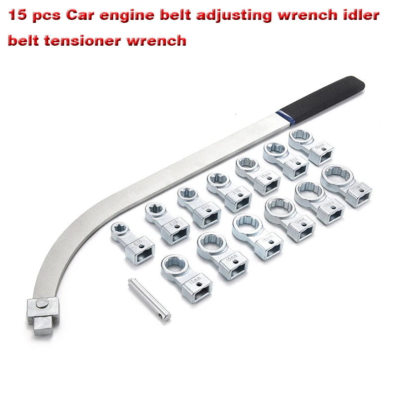 New Idler Pulley Adjustment Wrench Belt Tension Tensioning Adjuster Lever Tool Extension Wrench Workshop Tool