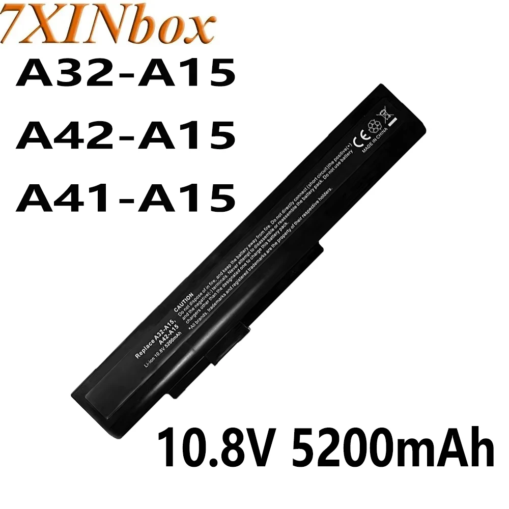 7XINbox A32-A15 A42-A15 A41-A15 10,8 В 5200 мАч Аккумулятор для ноутбука MSI CR640 CX640 A6400 CR640MX для Medion Akoya E6201 E6221
