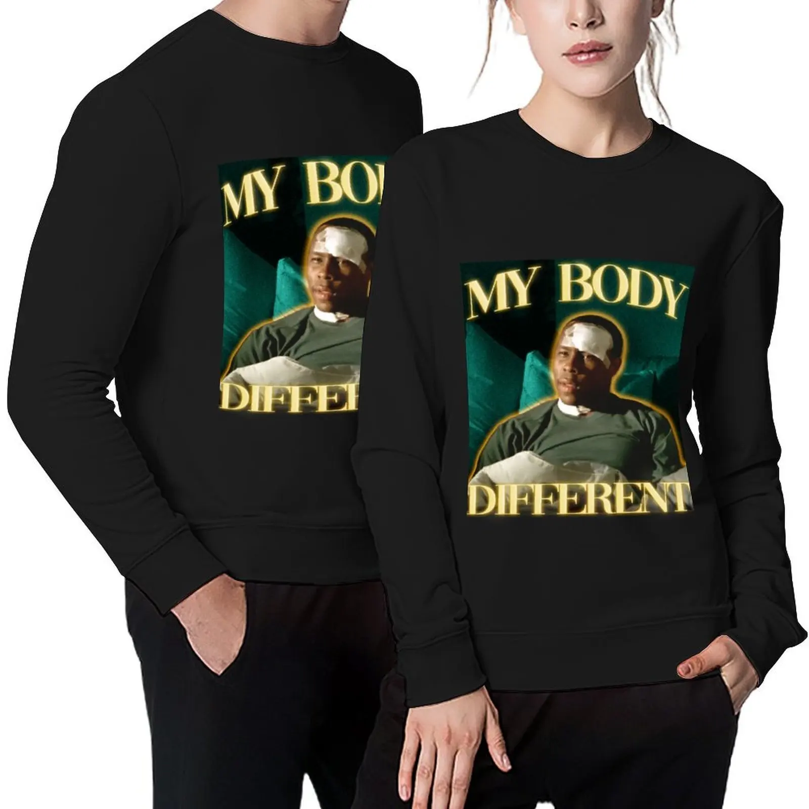 

My Body Different Pullover tracksuit men clothing men's autumn clothes blouse graphic sweatshirts