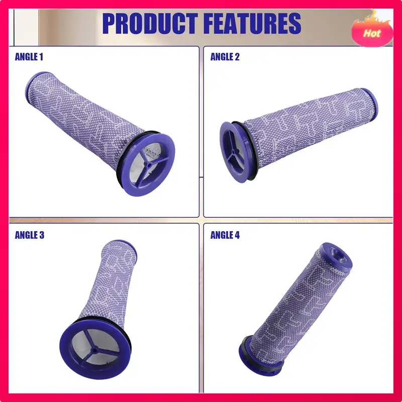 Ad-para dyson dc41 dc65 dc66, multi piso e bola aspirador de pó filtro hepa peças reposição acessórios