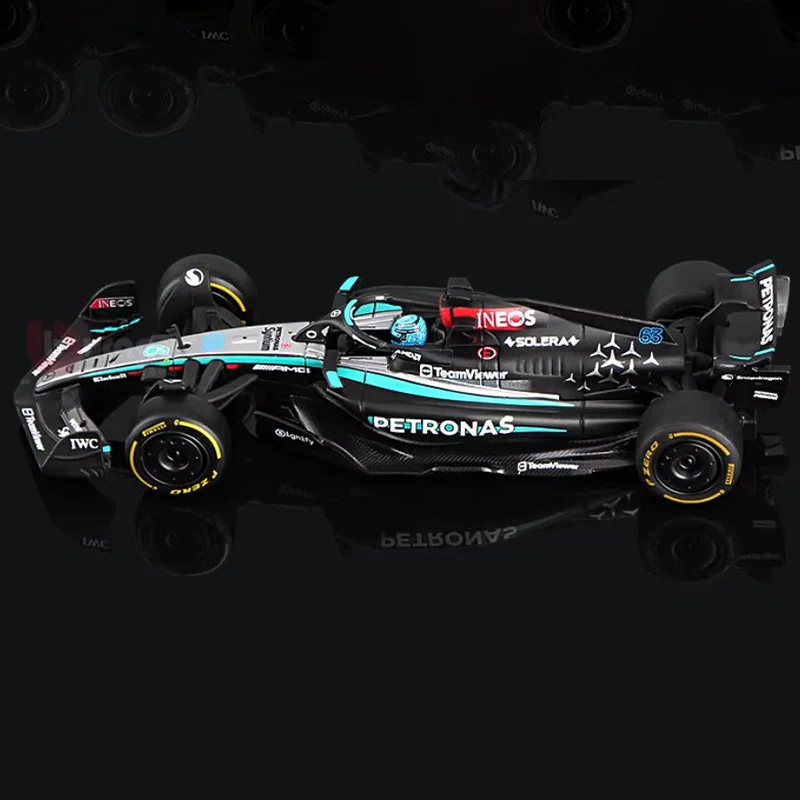 

1:43 Scale 2024 F1 W15 E Performance Simulation Alloy Racing Car Model Static Display Collectible Toy Gift Souvenir Decoration