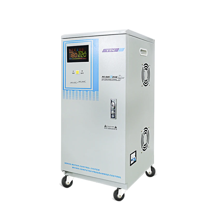 SVC 10000Va 15Kva 25Kva 30000 Watt 30Kw Avr Ac Automatic Voltage Regulator/Stabilizers 30Kva 30 Kva for Appliances
