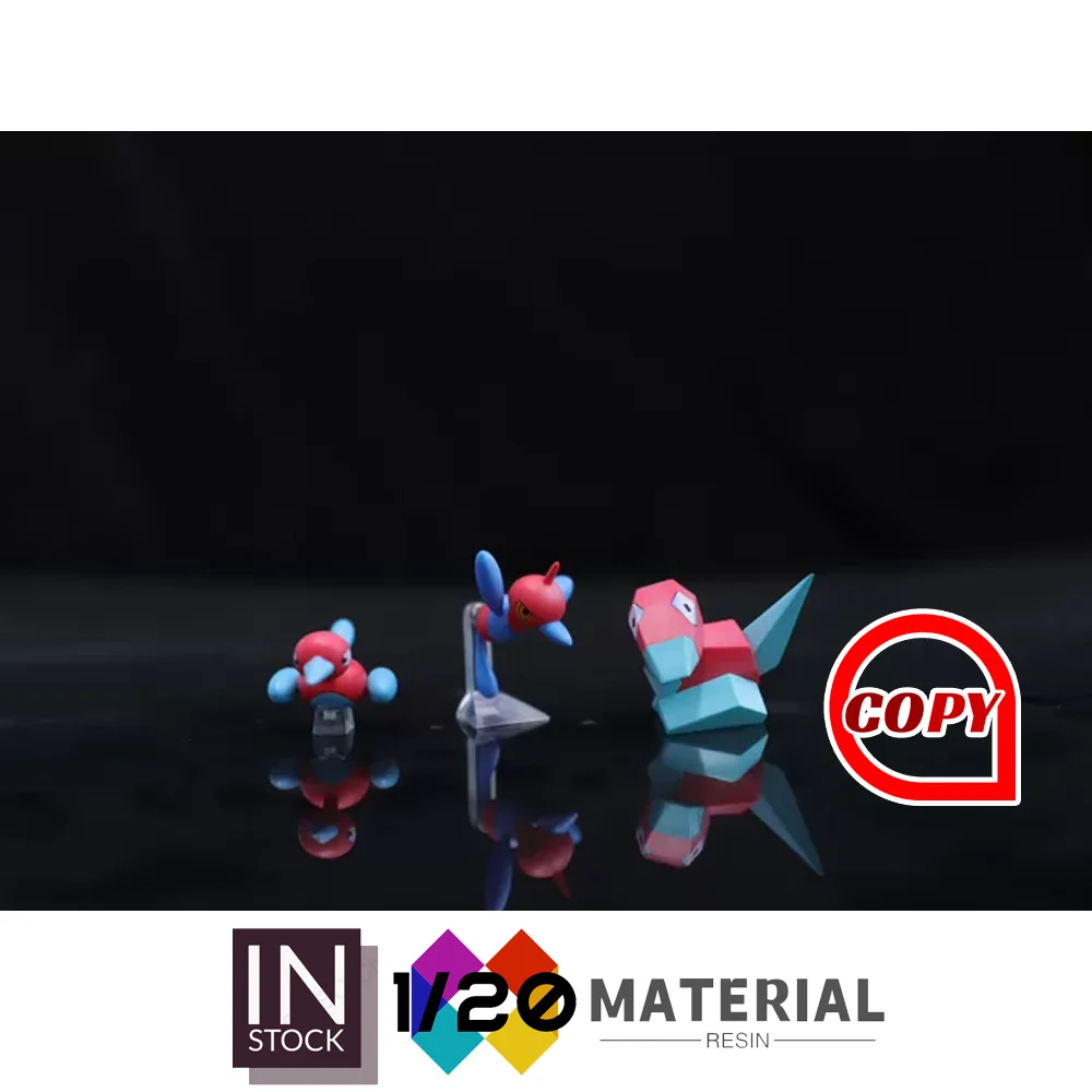 [In Stock]1/20 Resin Scale World [Copy POKEHUB] – Porygon & Porygon2 & Porygon-Z