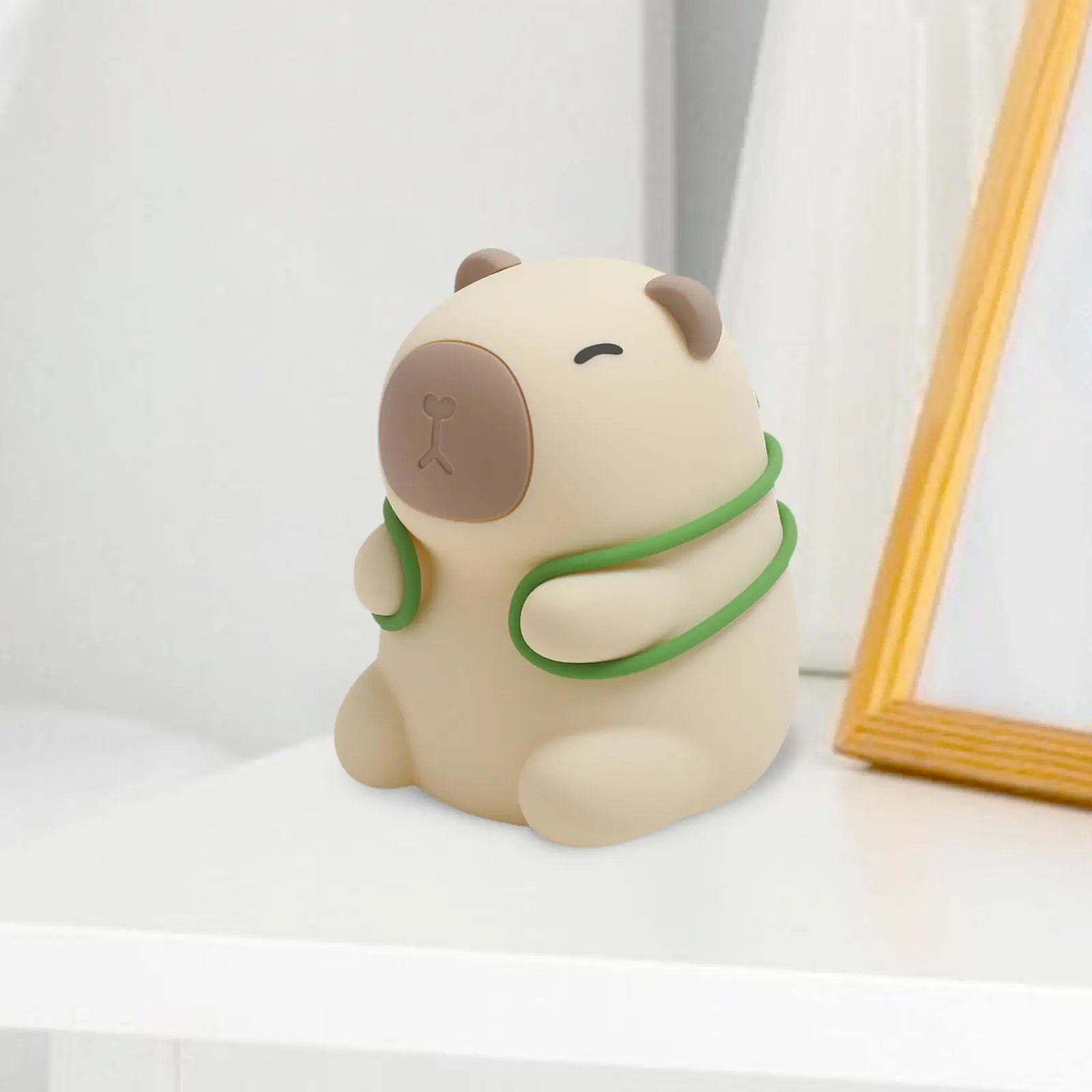 Cute Cartoon Capybara Silicone Night Light Dimmable Cute Lamp Night Light for Boys and Girls Room Decor Bedroom Children's Room