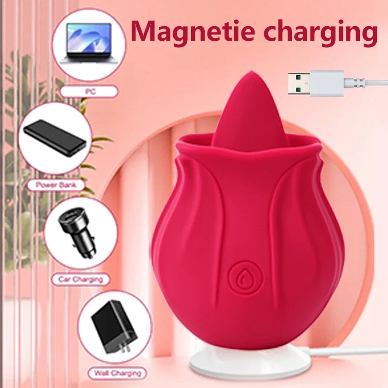 ارتفع اللسان لعق هزاز G-بقعة الحلمة محفز البظر جهاز تدليك للمهبل اللسان تهتز دسار الإناث الاستمناء الكبار #3