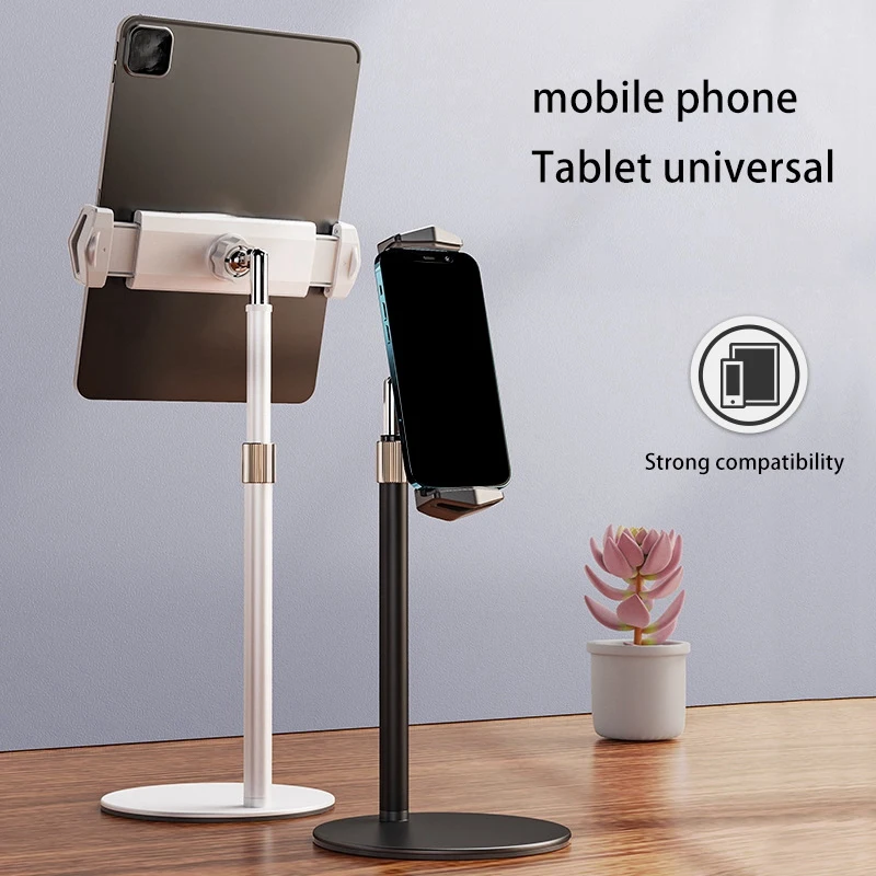 Cell Phone Stand Angle Height Adjustable Foldable Thick Vertical Desk Holder For Iphone Ipad Tablet