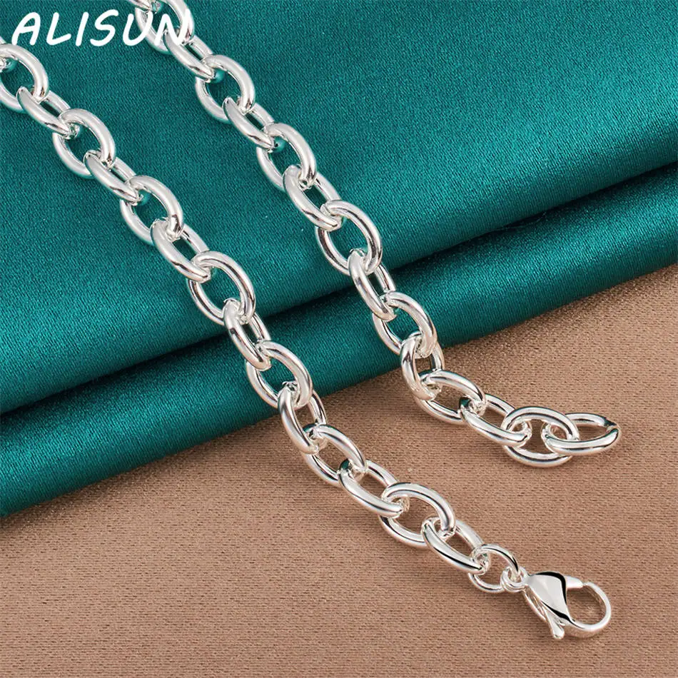

ALISUN 925 Sterling Silver 45cm Four Leaf Clover Necklace For Women Charm Trend Birthday Gifts Fashion Party