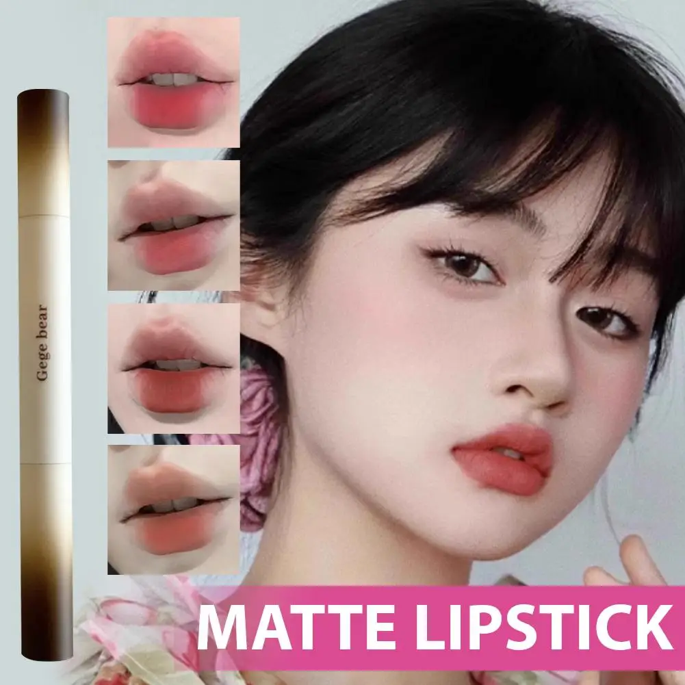 Venta al por mayor, crema en polvo para labios, niebla, cara, terciopelo, mate, hidratante, bálsamo labial cremoso, Natural, alto pigmento, barro labial resistente al agua