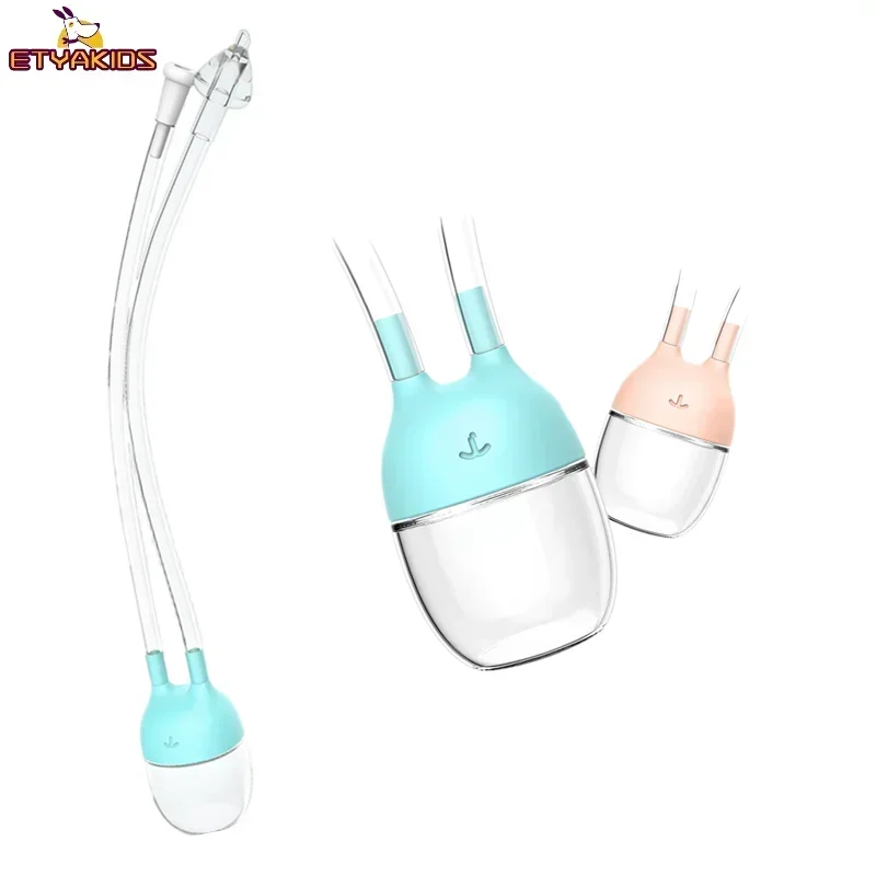 Newborn Baby Nasal Aspirator Infant Child Noise Clean Booger Aspiration Tool Nose Cleaner Mouth Suction Aspirator Baby Care