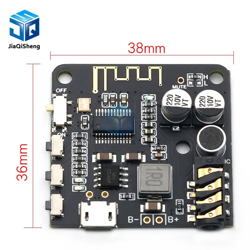 Mini Bluetooth 5.0 MP3 Decoder Board Audio Receiver MP3 Lossless Player Wireless Stereo Music Amplifier Module