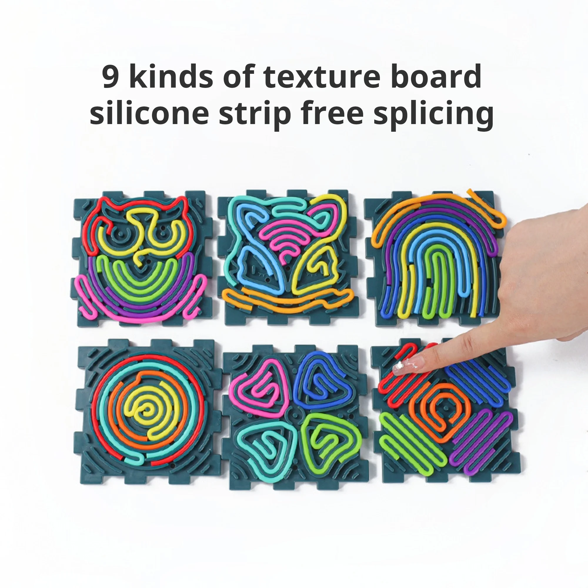 3D Sensoryczna Tablica Edukacyjna Puzzle Klocki Budowlane Domek Trening Skupienia Urodziny/Święta/Nowy Rok Prezent DIY dla Dzieci Zabawka Edukacyjna