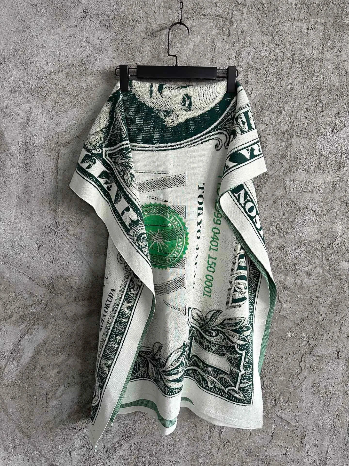 men and women cotton money prints big scarf