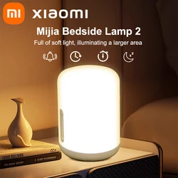 Xiaomi Mijia Bedside Lamp 2 Smart Table LED Night Light Bedroom Voice Control Touch Switch Mi Camping Room Table Night Lamp