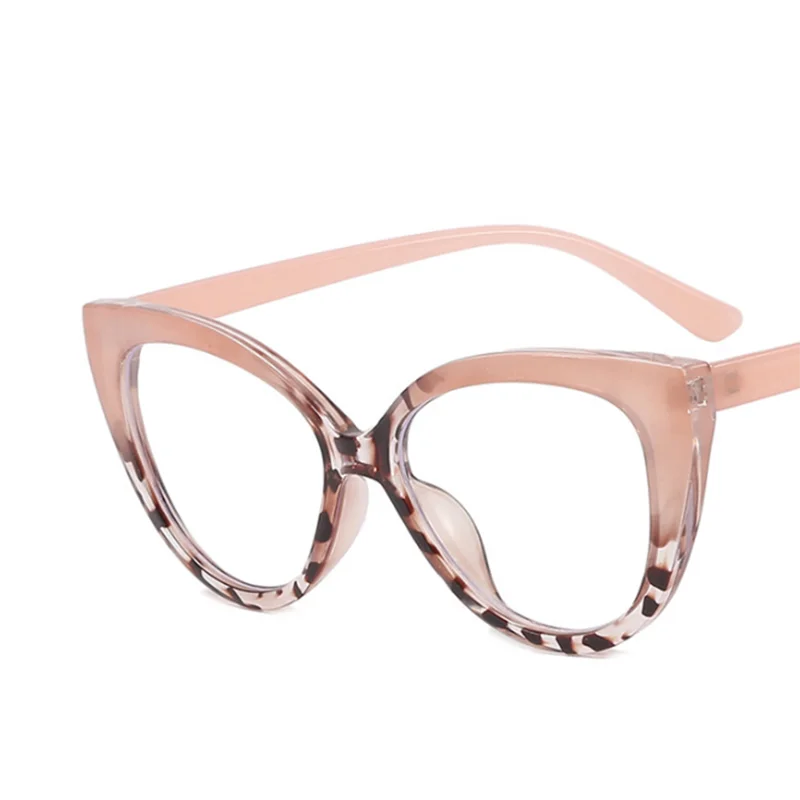 Stylowe okulary kocie oczy w kolorowych oprawkach – korekcyjne dla krótkowzroczności i do czytania 8 Dopasowane kolory oprawka okulary z przezroczystymi szkłami modnych okularów krótkowzroczność nerdy stopnia-0.5 -1.0 -2.0 -3.0 -4.0 do-6.0 6