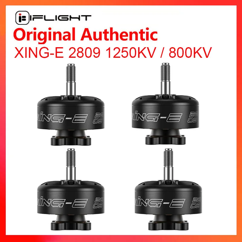 iFlight XING-E 2809 1250KV / 800KV 4-6S FPV Cinelifter Motor with 5mm Steel shaft for FPV Drone