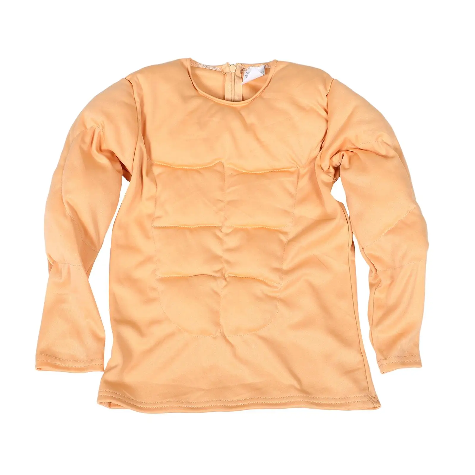 Disfraz muscular para hombres y niños, camisa muscular falsa de poliéster Beige, ligero, transpirable, Cosplay, escenario, piel muscular para bebé