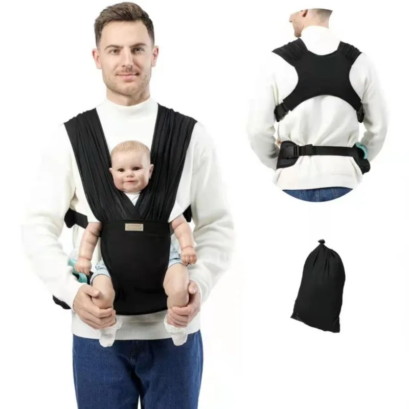 Yenidoğan için Bebe taşıyıcı Wrap Sling-bebek şartları giyen-yenidoğan şal kundak tutucu yenidoğan yürümeye başlayan bebek Sling