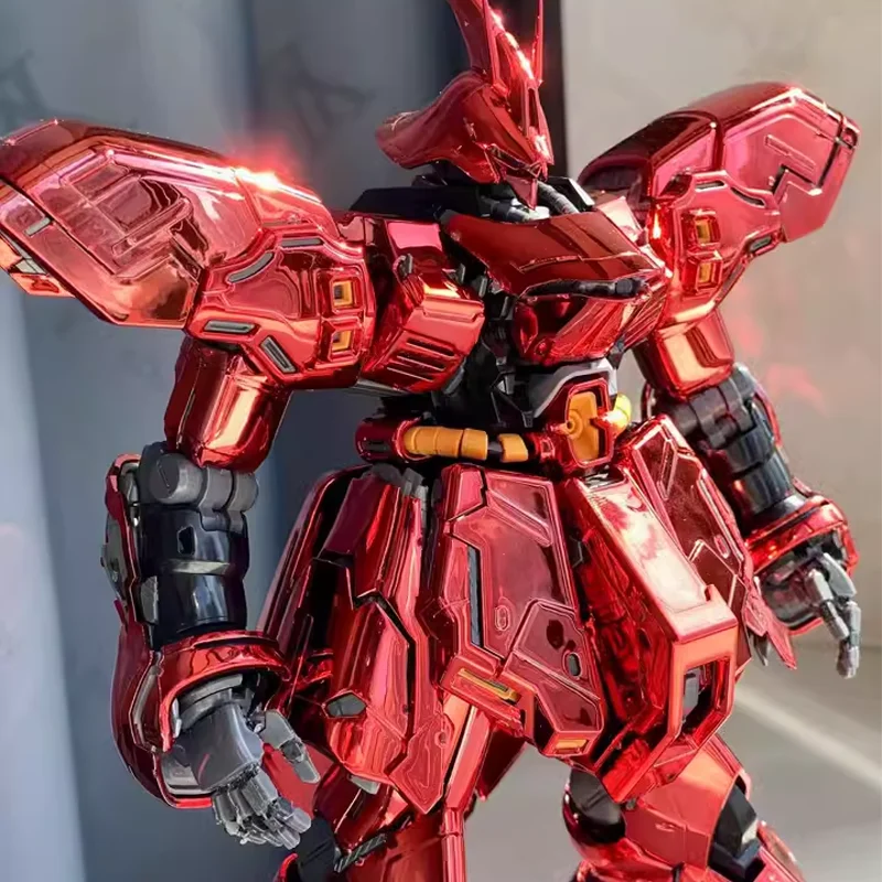 Daban Mirror Plated Sazabi MG 1/100 Ver. Ka 6631 Assembly Model Kit with Water Decals, Poseable Action Figure