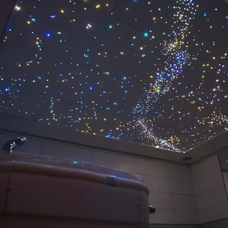 Sauna SPA Star Sky LED Fiber Optic Light For Indoor Decorative Ambient Ceiling Lighting