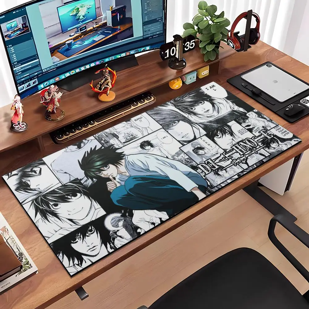 K-Kung Fu P-Panda Mouse Pad Large Anti-Slip Rubber Gaming MousePad Durable Desk Pad Thick Seam Edge Suitable For Office And Gami