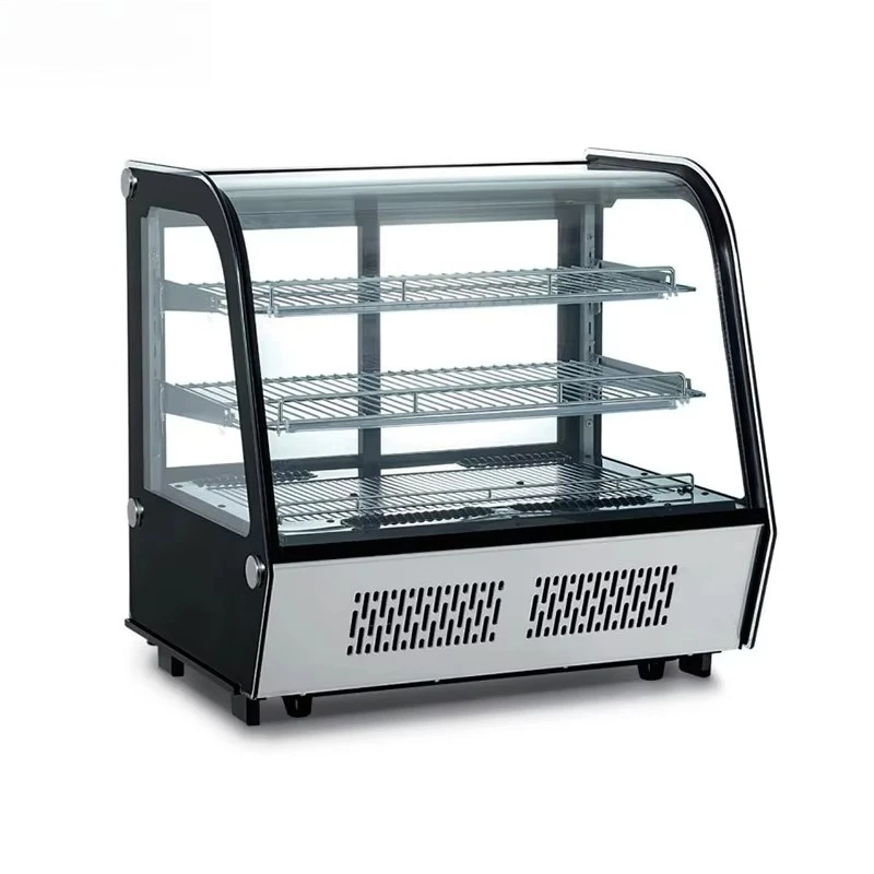 Customizable Desktop Refrigerated Cabinet Mini Table Top Display Small Chiller Counter for Cakes