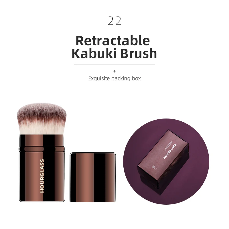 Hourglass Makeup Brushes Powder Foundation Concealer Blusher Bronzer Eye Shadow Eyebrow Eyeliner Sculpting Brush image 3