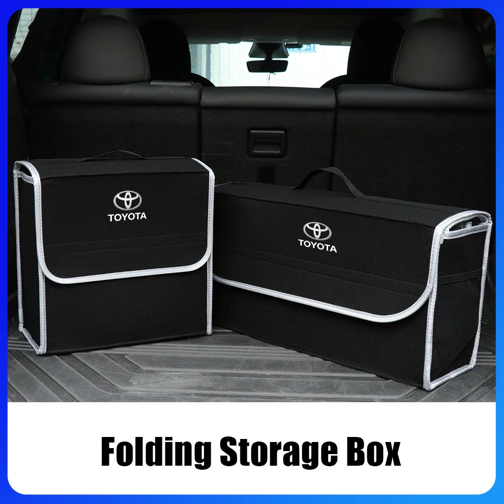 

Car Storage Bag Folding Travel Tidying Box Trunk Tools Case For Toyota C-hr Prado Rav4 Yaris Hilux Prius Avensis Corolla Camry