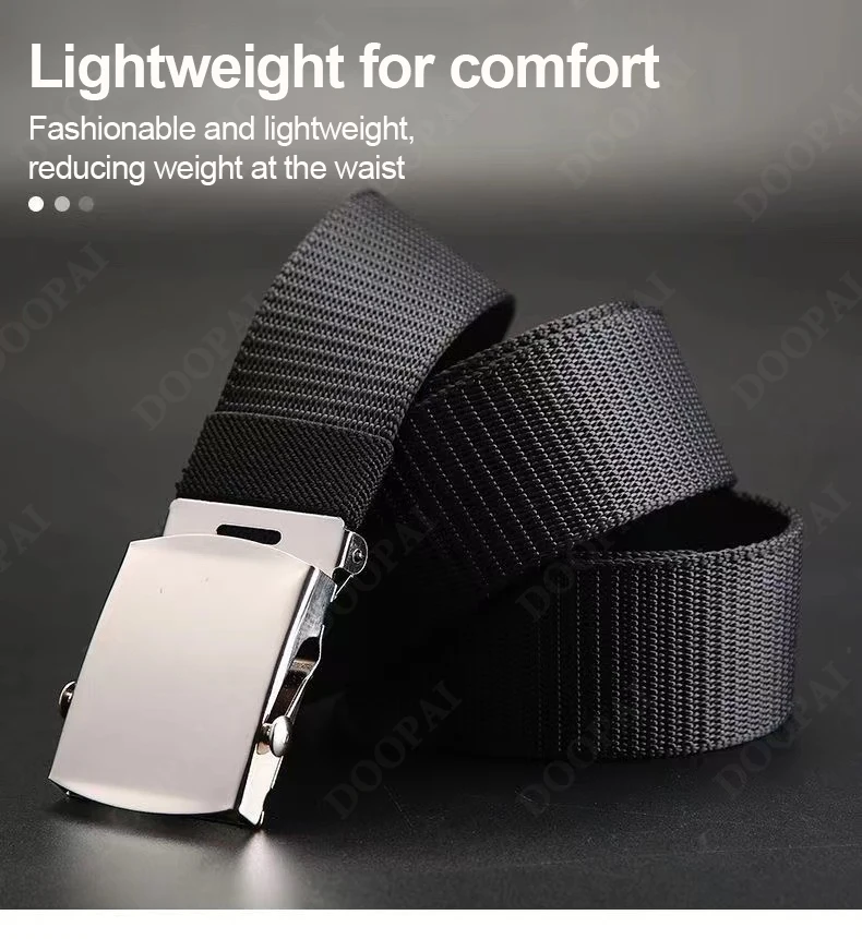 Men Belt Army Outdoor Hunting Tactical Belt Belt Versatile Nylon Canvas Pant Belt Casual Belt for Men for Nylon Male Luxury Belt