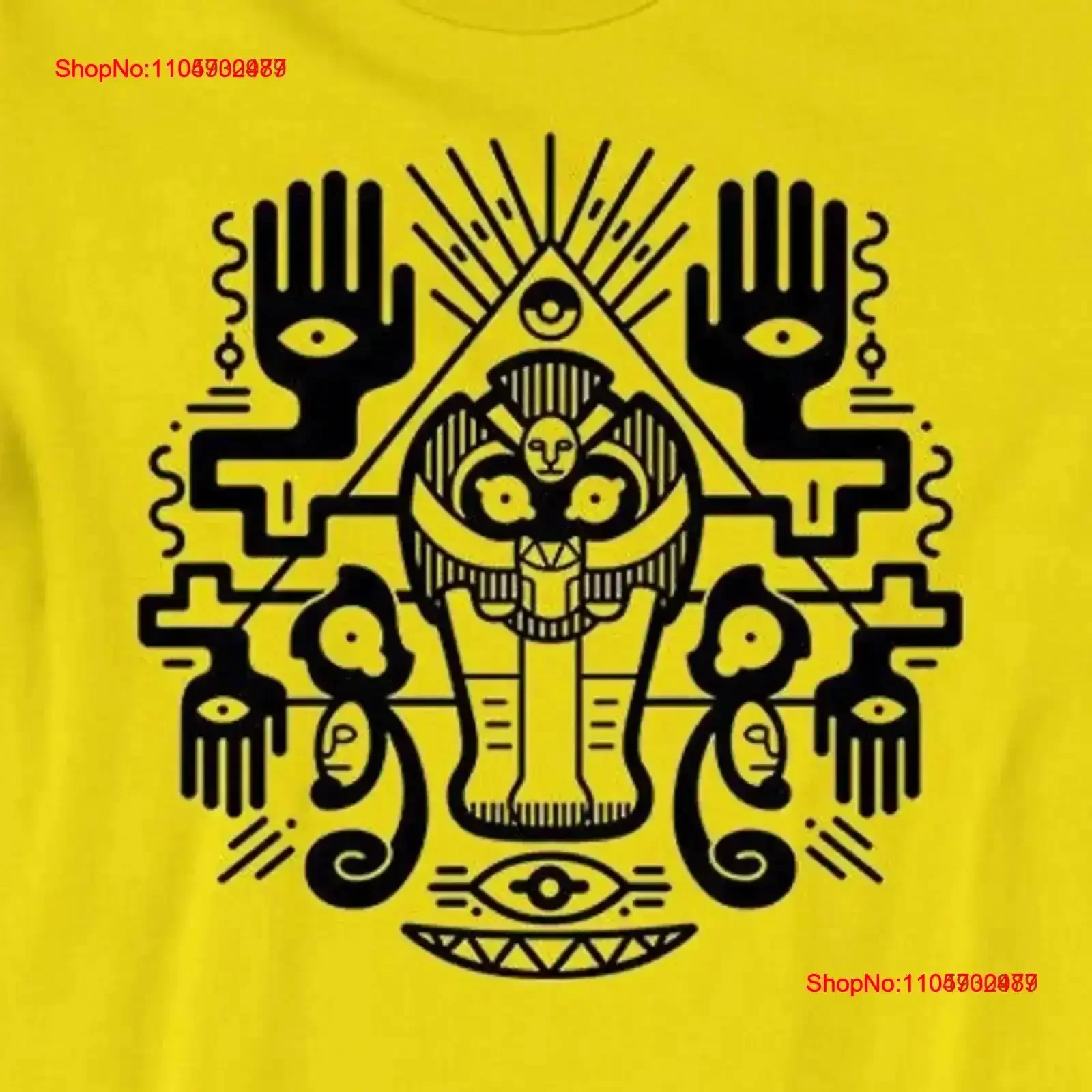 Cofagrigus T SHIRT 'Golden Tomb' Yamask Ghost Type Egyptian Style Halloween vintage Washed Top For Everyday Wear graphic
