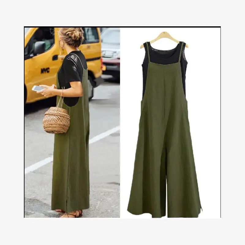 กางเกงขายาวทรงหลวมลำลองสำหรับผู้หญิงไซส์ใหญ่พิเศษ ดีไซน์ทันสมัย ช่วยให้ดูผอมเพรียว สไตล์แฟชั่นสำหรับผู้หญิง