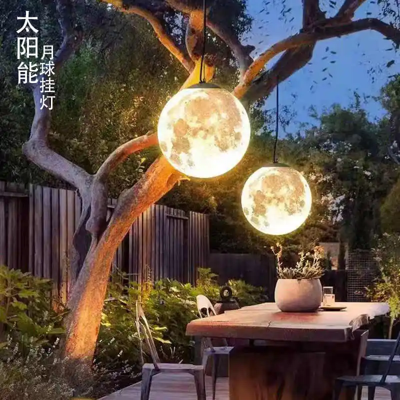 

Solar Moon Lantern Outdoor Waterproof Landscape Courtyard Garden Flower Stand