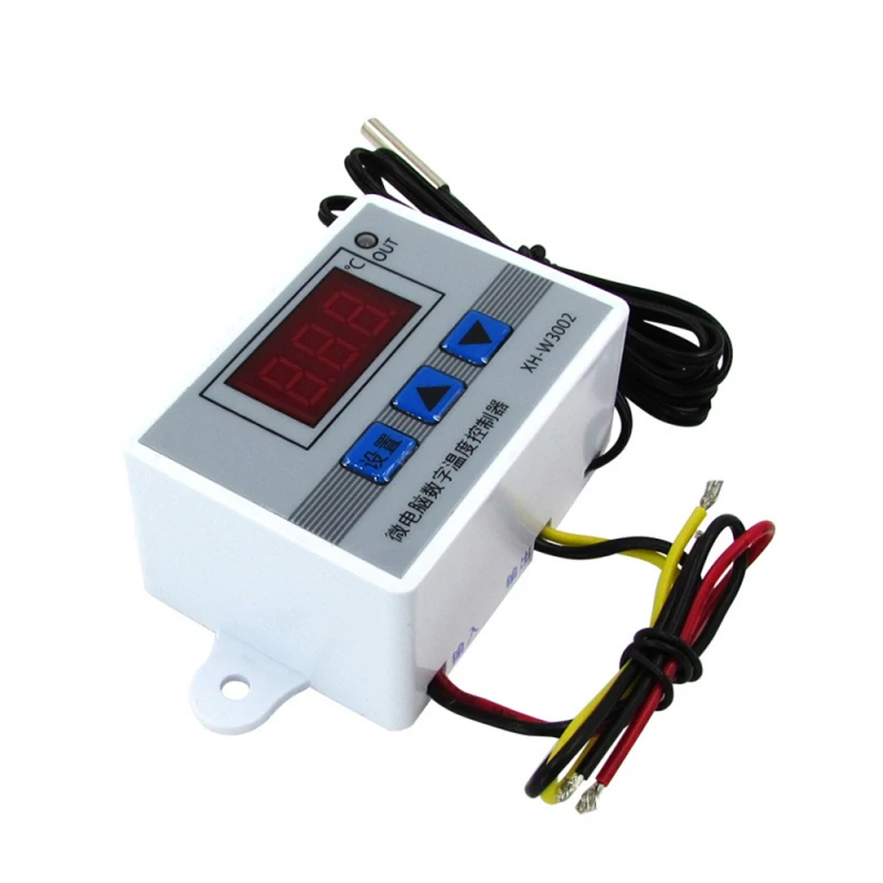 XH-W3002 Mini Digital Temperature Controller 110V-220V 1500W Thermostat Regulator Heating Cooling Control Thermoregulator Sensor