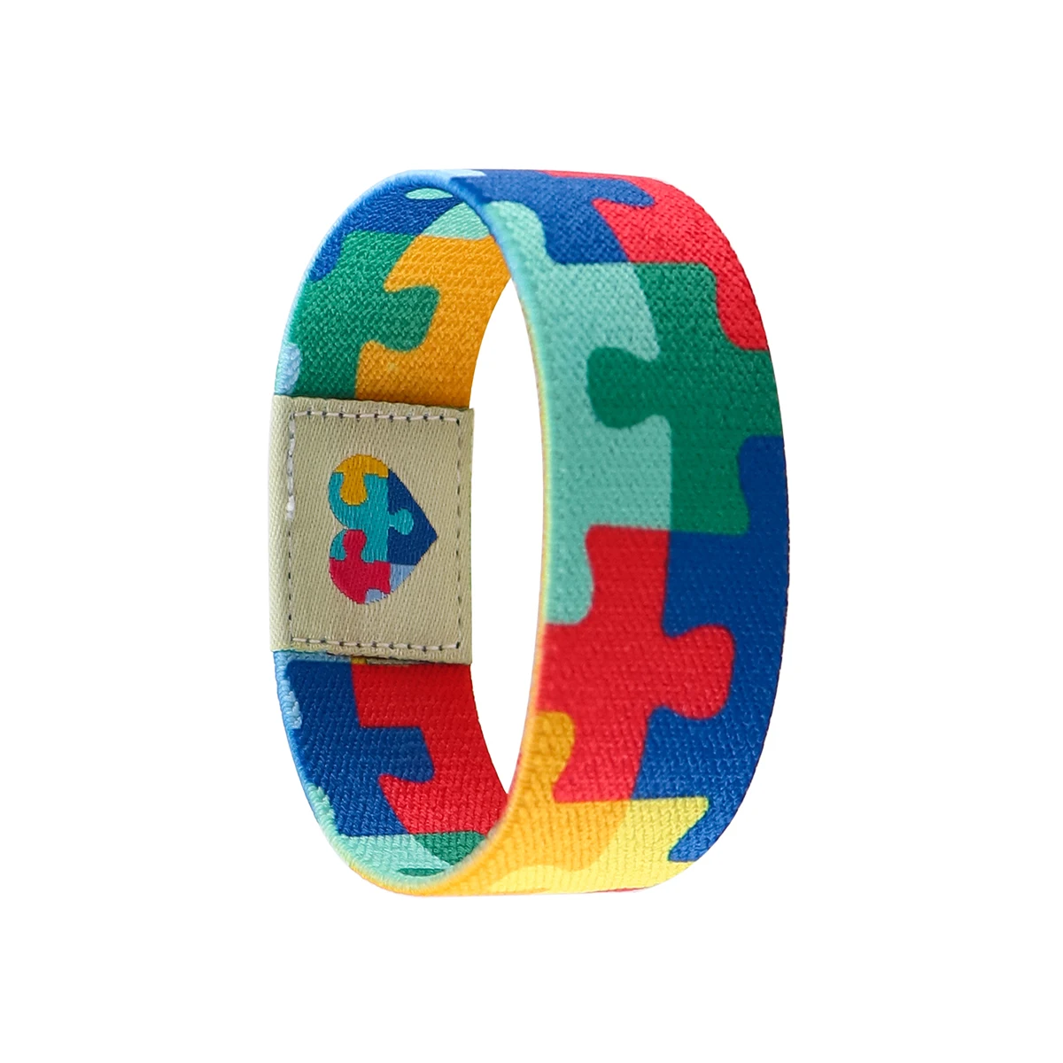 Autism Awareness Puzzle Bracelet For Women Men Elastic Sports Wristband Fashion Bangles Jewelry Nurse Doctor Accessories