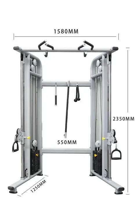 2026 Hot Sale Wholesale Gym Fitness Equipment Multi Functional Cable Crossover Power Cage Smith Machine