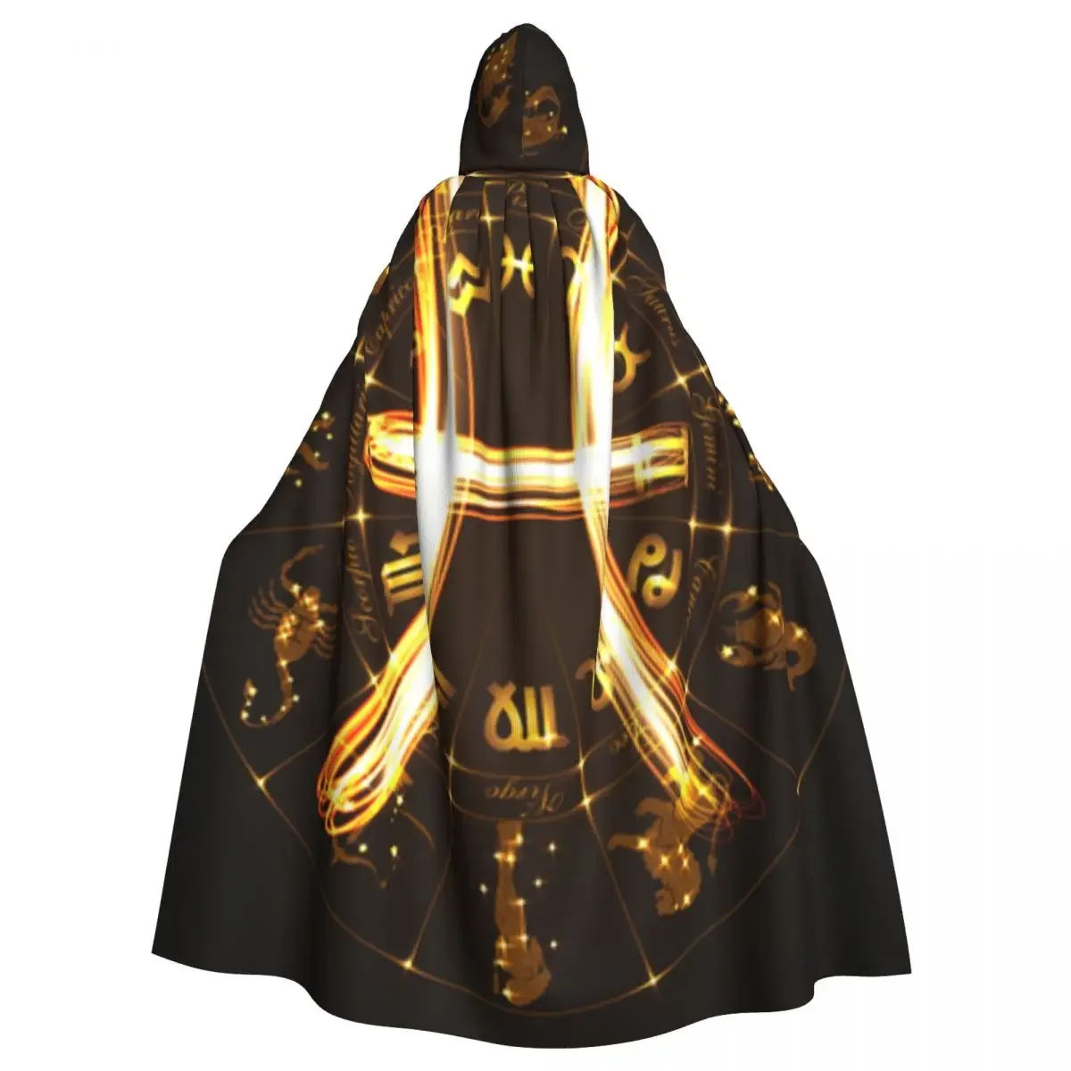 Hooded Cloak Unisex Cloak with Hood Pisces In Cloak Vampire Witch Cape Cosplay Costume