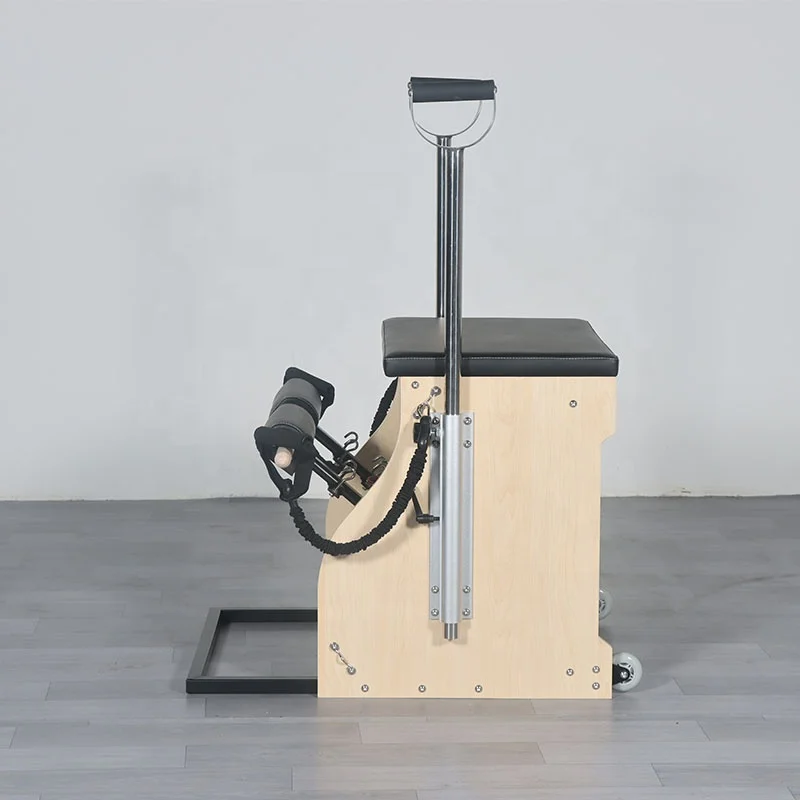 Harga Grosir Peralatan Pilates reformer kayu maple putih Kursi Pilates Combo