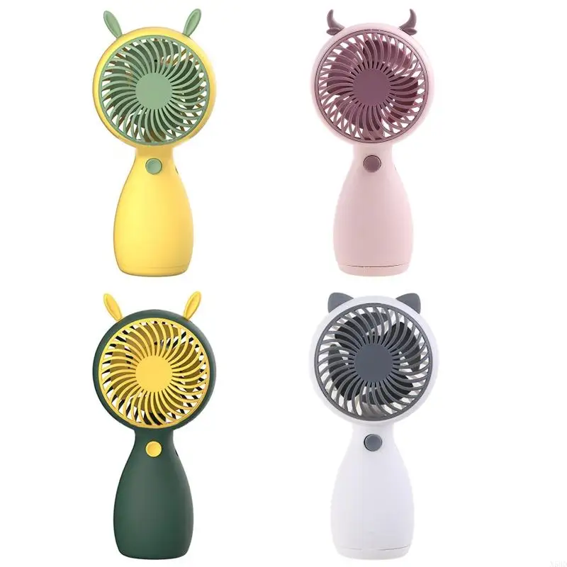 พัดลมขนาดเล็กที่น่ารักพัดลมพกพาอากาศแบบพกพา Mini ครีมนวดผมกลางแจ้งการเดินทาง N58D