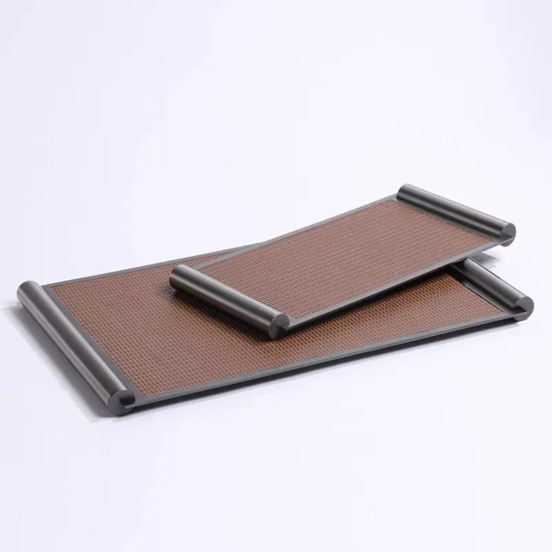 

PYJ modern light luxury metal creative picture scroll tray living room coffee table storage tray ornament