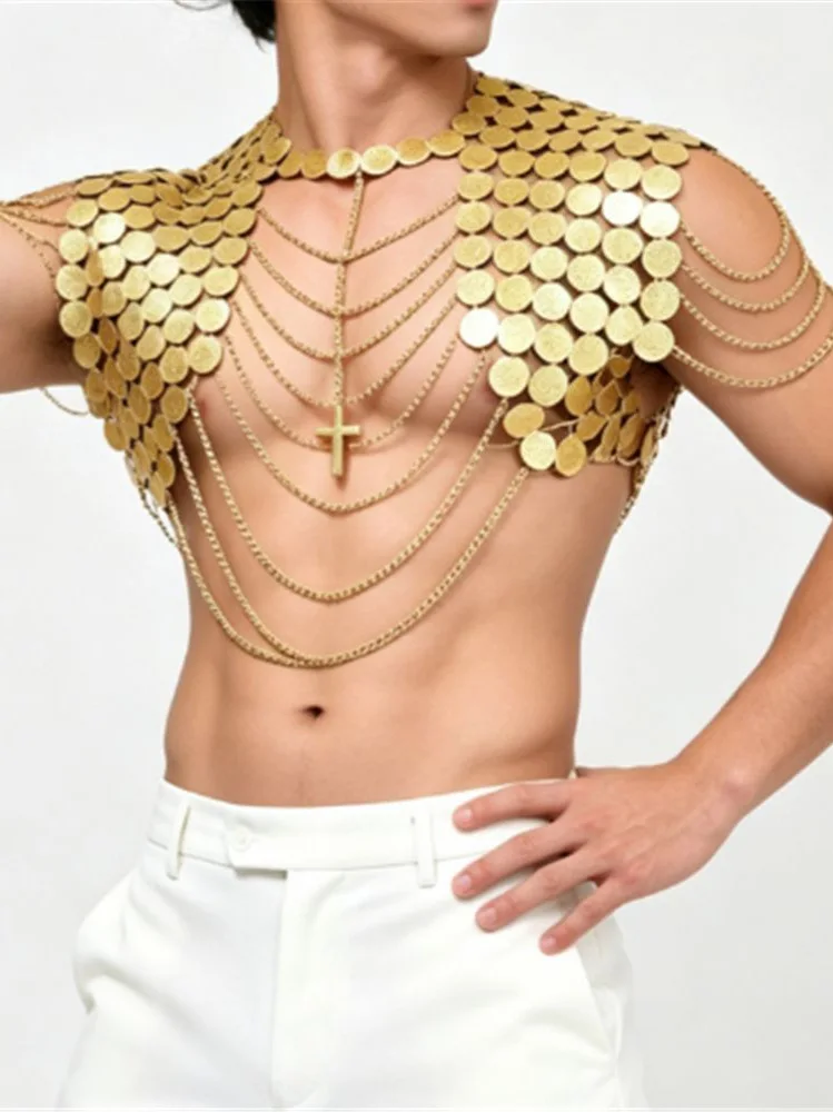 Ins European And American Wild Sexy Street Photography Nightclub Rhinestone Gemstone Splicing Tassel Women'S Top Vest