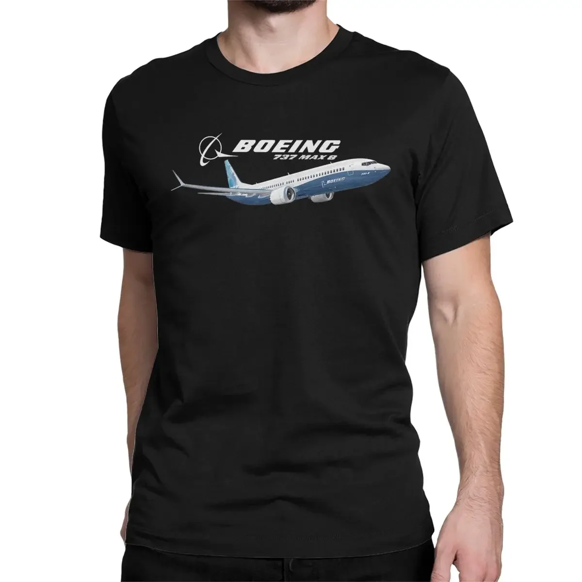 Boeing 737 maglietta aereo uomo donna cotone novità T-Shirt girocollo Tees manica corta top Idea regalo