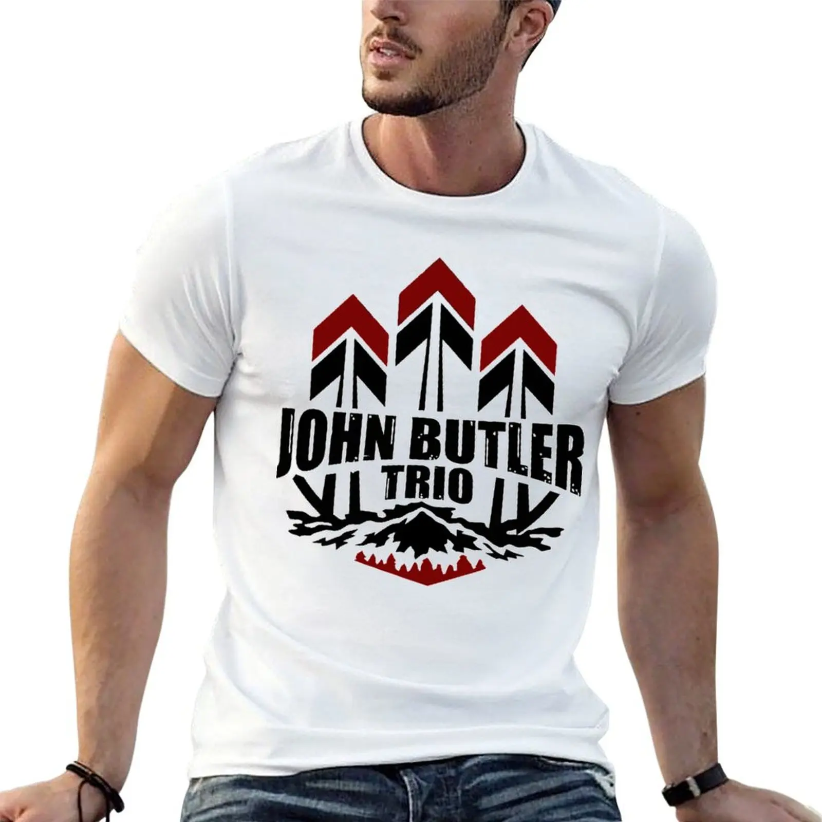 John Butler Trio T-Shirt Big and Tall Gym T-Shirt