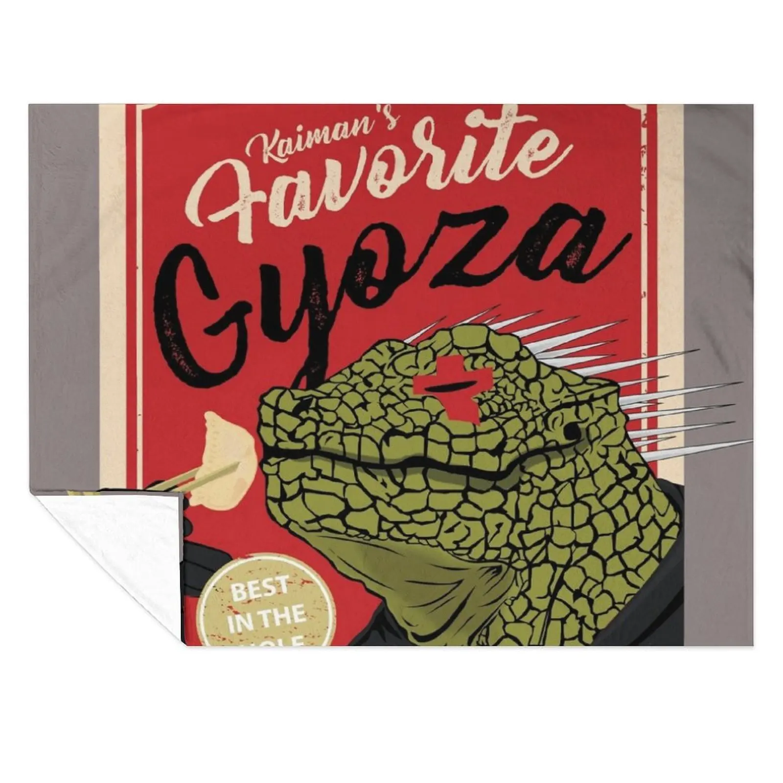 

Dorohedoro anime Kaiman eating Gyoza Throw Blanket funny gift Summer Beddings Thermals For Travel Blankets