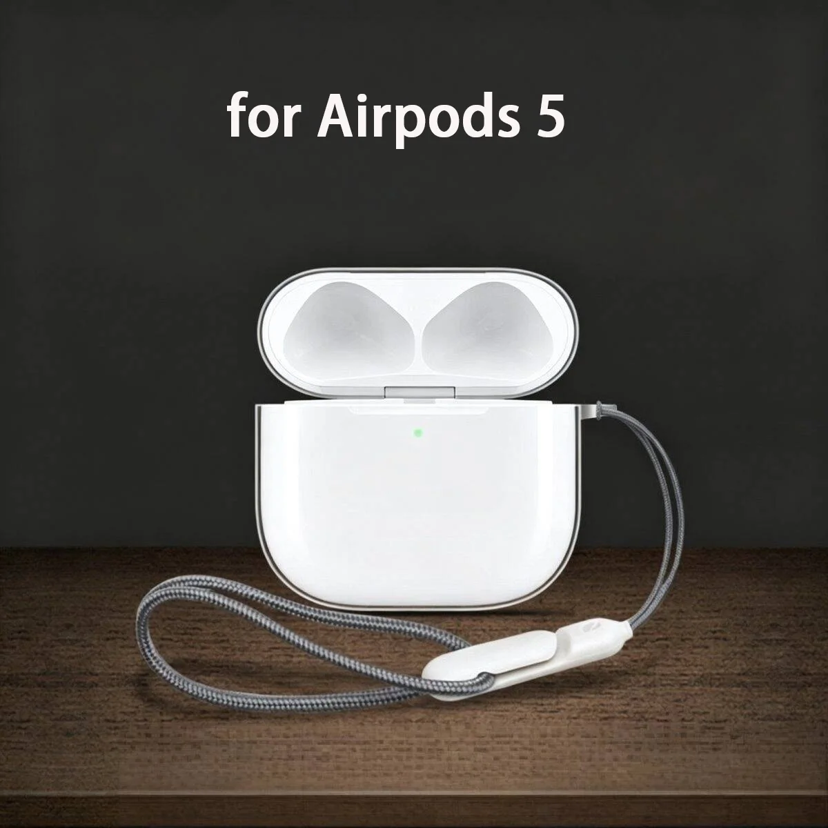 Transparent Earphone Case for Airpods 5 Generation Cases Hard TPU Clear Headphone Cover for Airpods Pro3 2 Soft Case