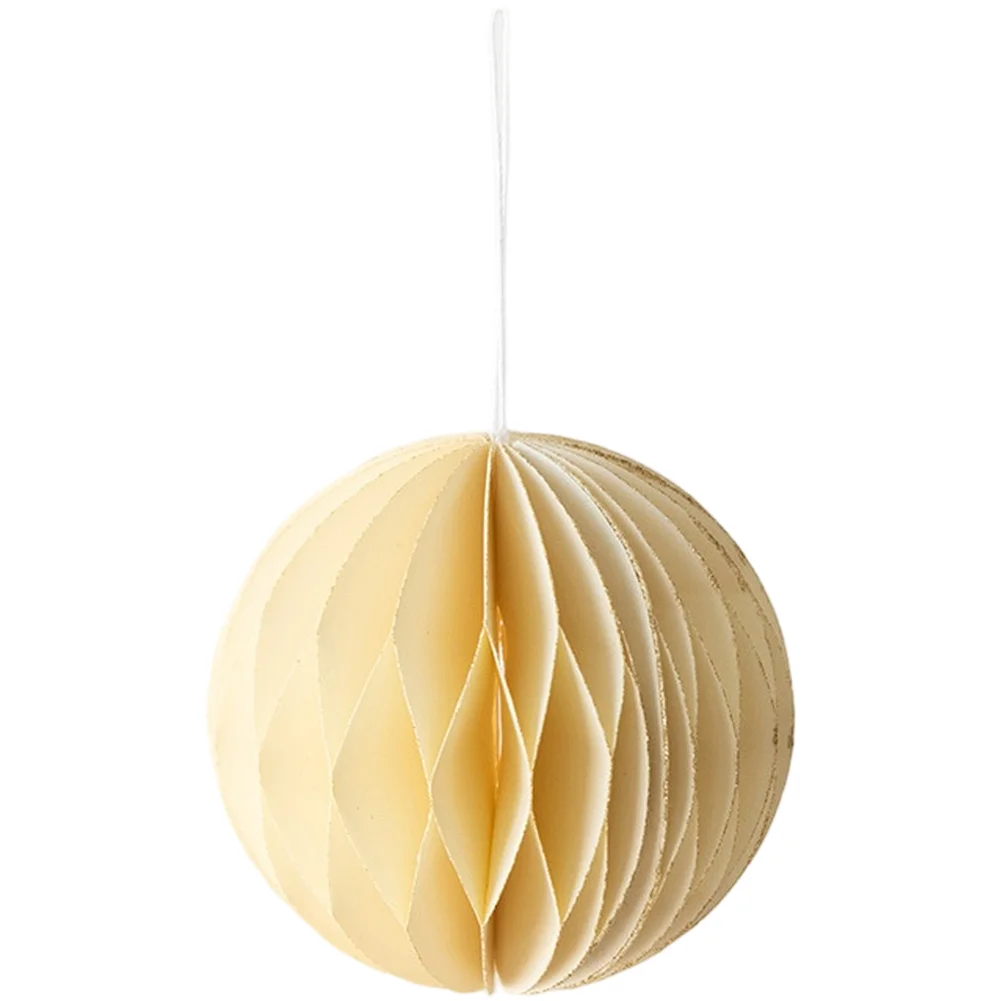 جو احتفالي، زخارف ورقية لعيد الميلاد باللون الأخضر، زينة شجرة حديثة للديكور الاحتفالي، تصميم مدمج قابل للطي #4