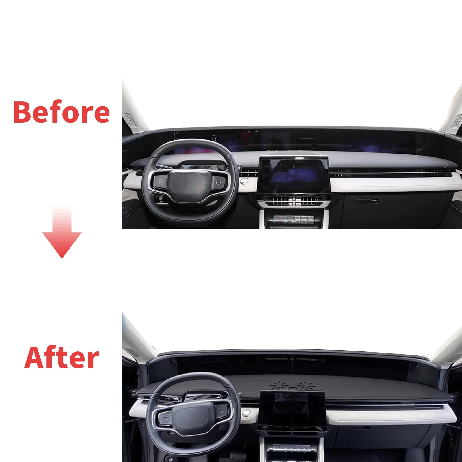 fit for Lincoln Nautilus 2024 2025 2026 LHD Car Dashmat Dashboard Cover Pad Accessories DashMat Sunshade Protective Carpet