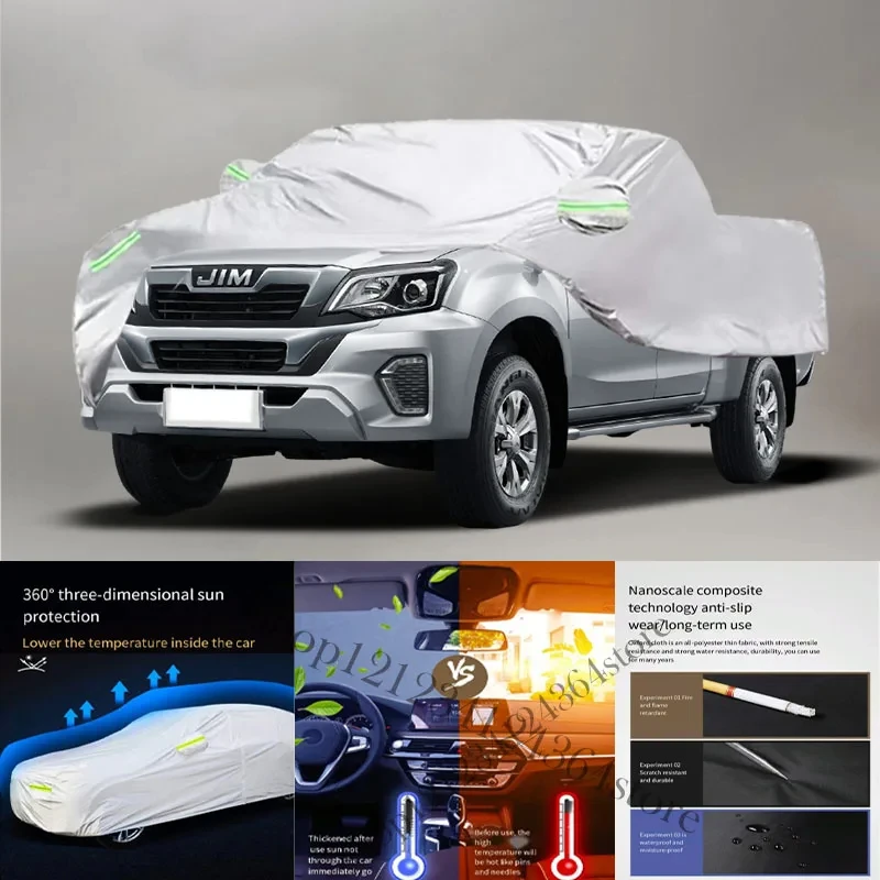 For Isuzu-Lingtuo-Auto Anti snow Anti dust Anti-uv Anti peeling paint And Anti Rainwater 210t Car cover protection