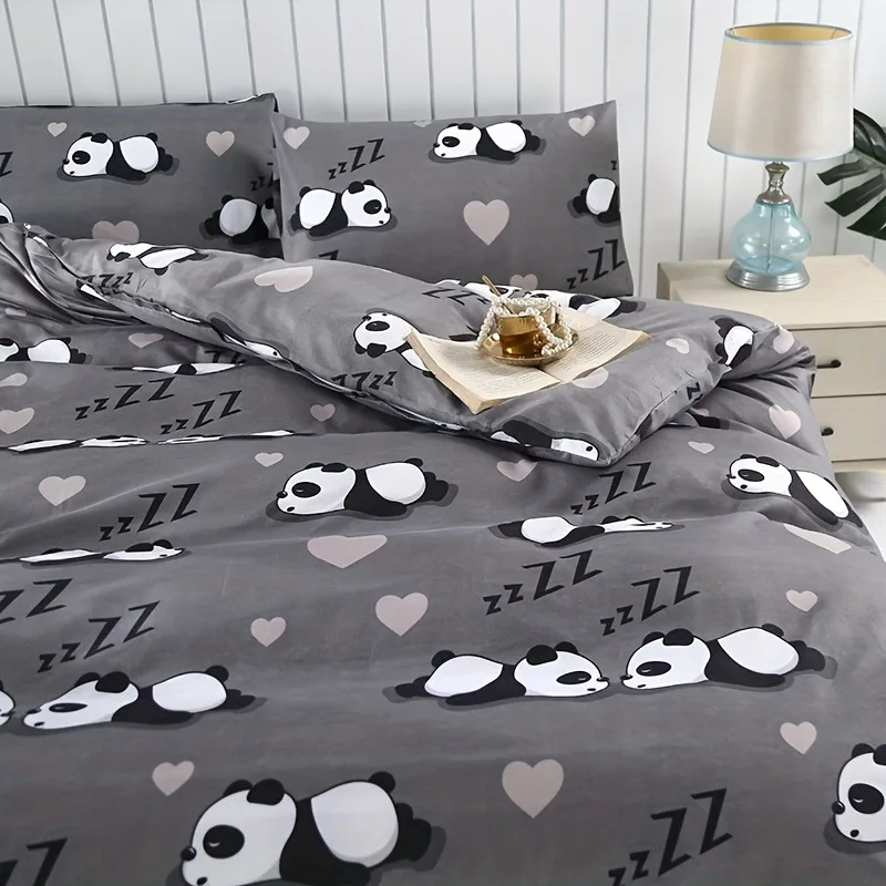 Neon Light Gamepad Bedding Set Colorful Glow Gaming Duvet Cover with Pillowcases for Gamer