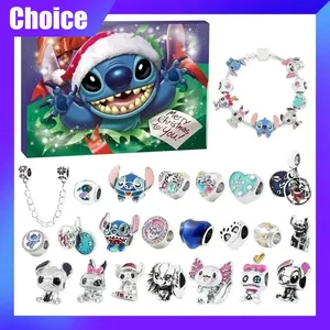 Disney - Noel'e Geliş Takvimi olan Takı Kendin Yap Bilezik Yapımı Seti, Kör Kutu, Noel'e 24 Gün Geri Sayım,, Nokta,, Mickey,, Buna Satışlarda ilk 10 kasa ve mickey-no. 8