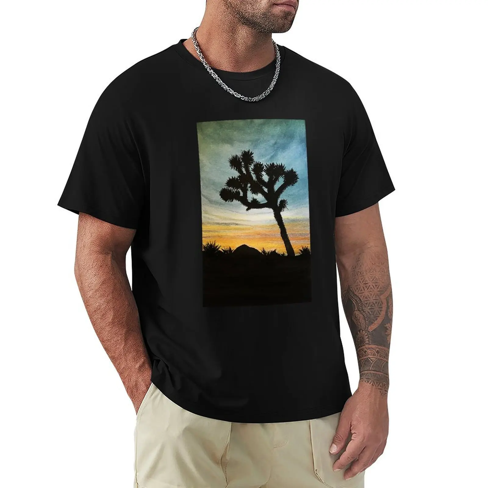 

Joshua tree T-Shirt tees topping oversized graphic tee aesthetic clothes t shirt men
